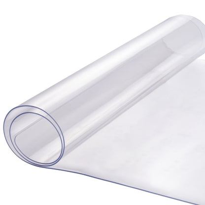 PVC-Tischdecke 14x24 Zoll durchsichtige Schreibtischdecke aus Kunststoff 1,5 mm dick