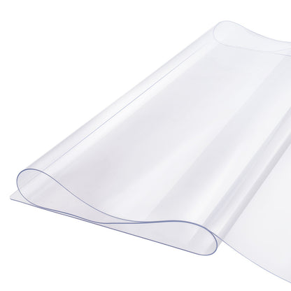 PVC-Tischdecke 42x96 Zoll durchsichtige Schreibtischdecke aus Kunststoff 1,5 mm dick