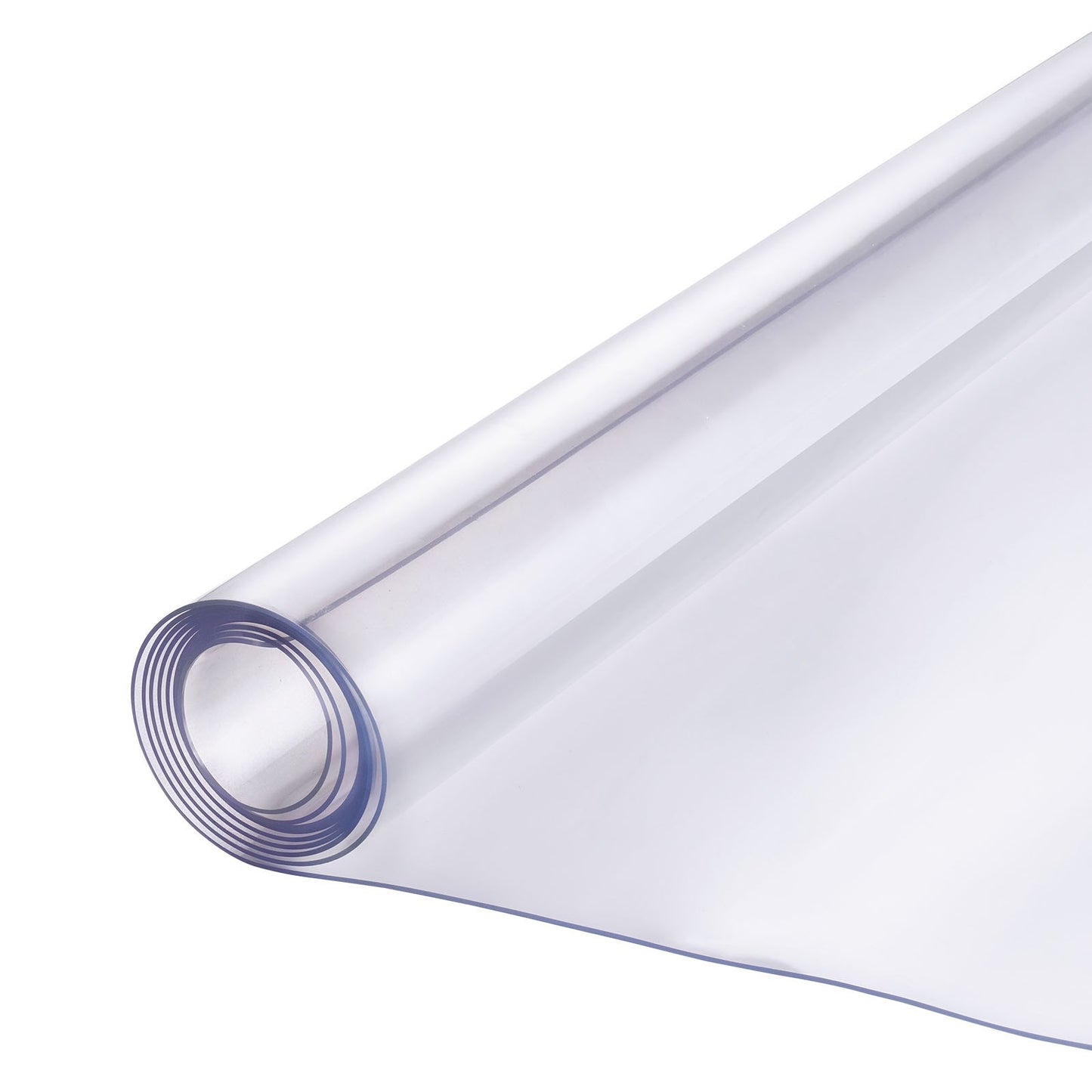 PVC bordsskydd 54x54 tum klar plast skrivbordsskydd 2,0 mm tjock