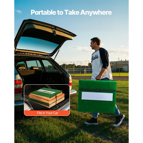 85 in Pitching Mound Portable Pitcher Mound Baseball Softball Practice | EU