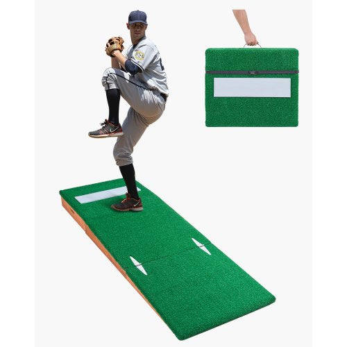 85 in Pitching Mound Portable Pitcher Mound Baseball Softball Practice | EU
