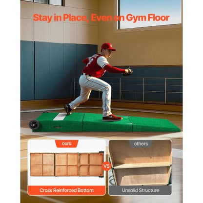 90 in Pitching Mound Portable Pitcher Mound Baseball Softball Practice | EU