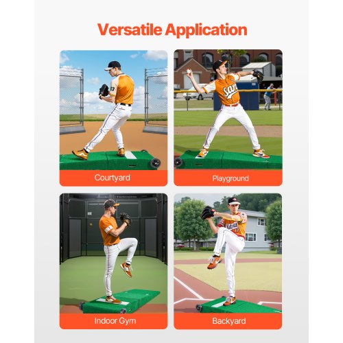 90 in Pitching Mound Portable Pitcher Mound Baseball Softball Practice | EU
