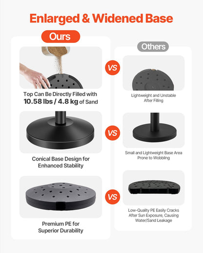 8 posts with 4 retractable belts and 2 sign holders hollow base