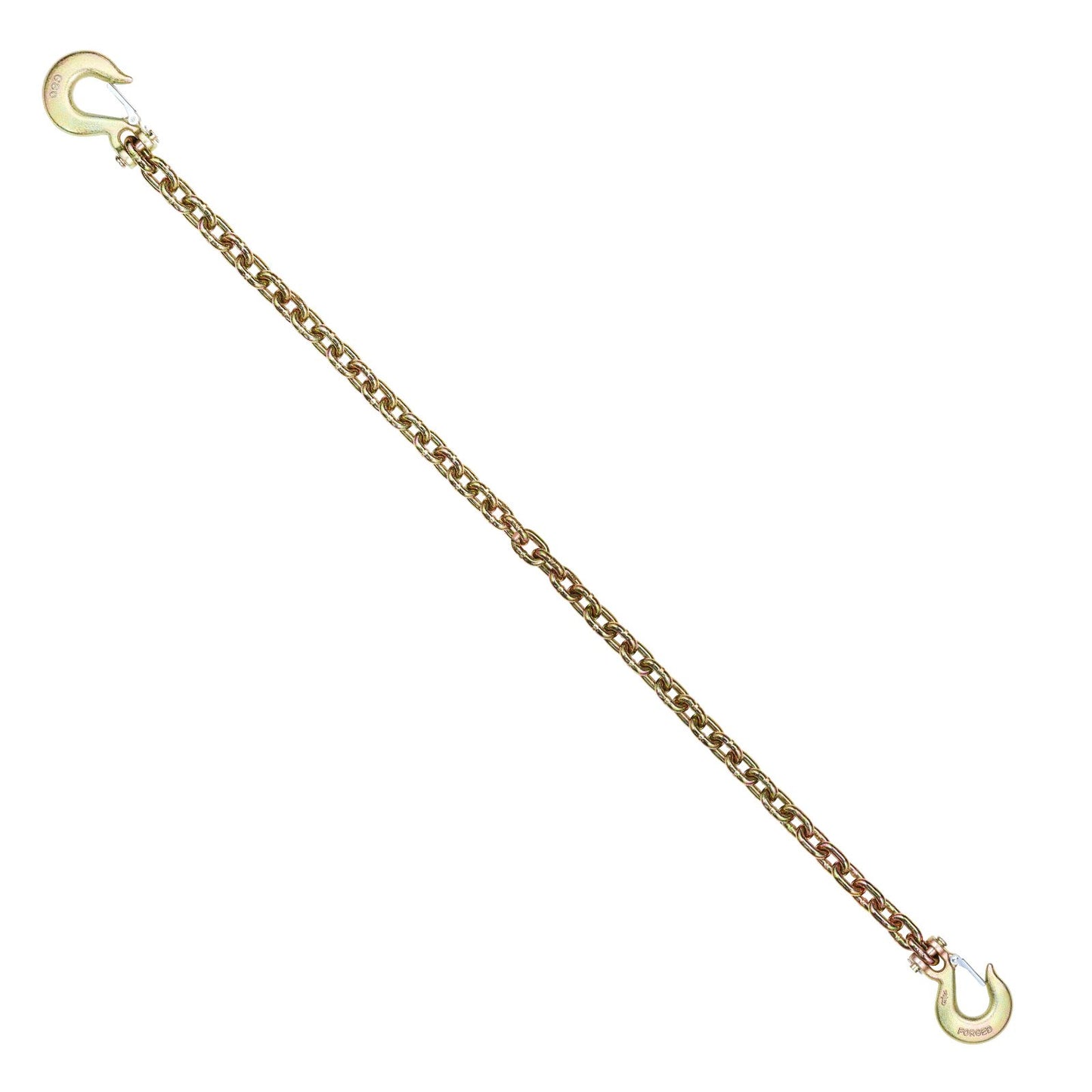 Binder Chain G80 Tie Down Dragkedja med krokar 3/8"x10,3' 2 Pack 7100 lbs