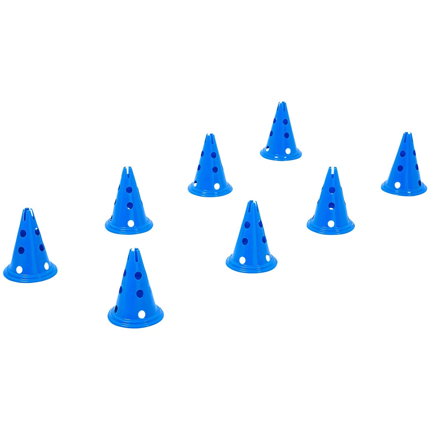 Dog Agility Hurdle Cone Set 6 ST Kit-12 x Cones 6 x Agility Poles with Bag
