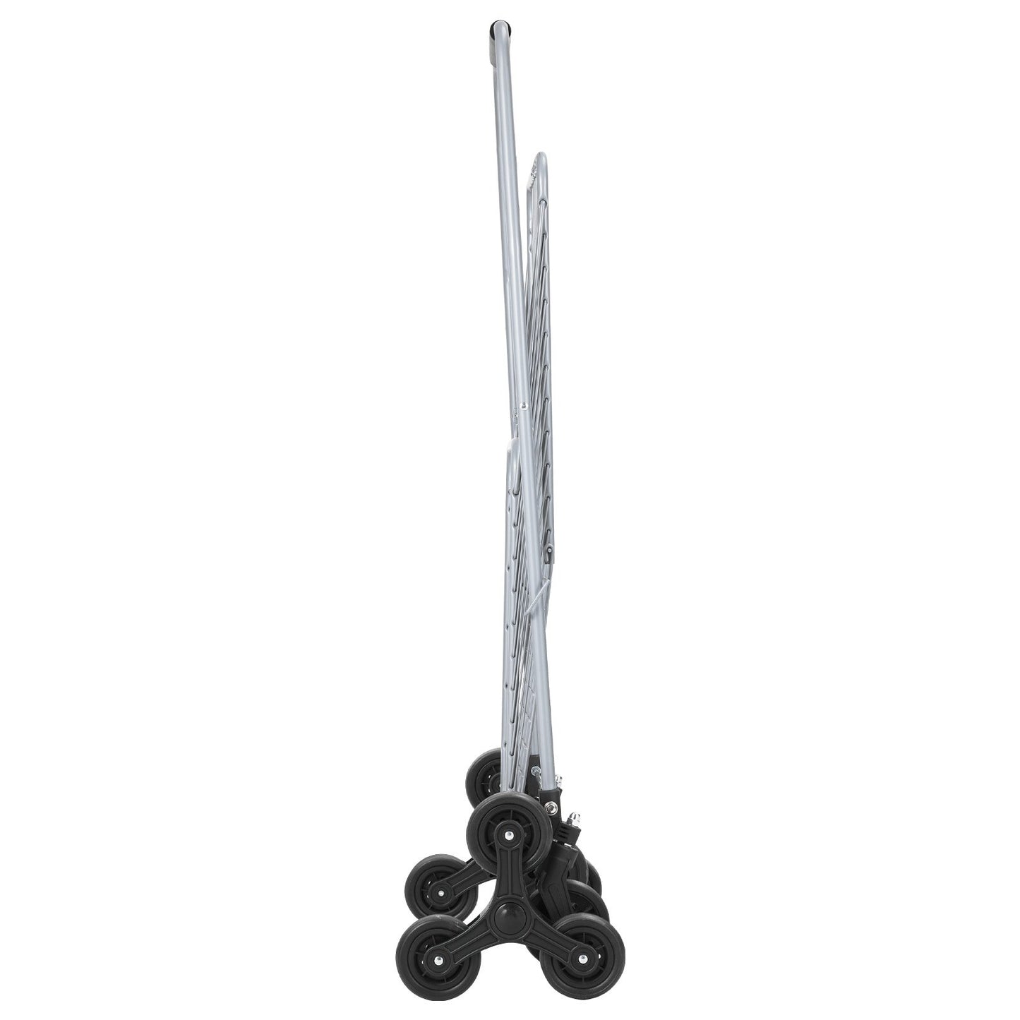 Treppensteigerwagen Faltbarer Einkaufswagen 45L mit Treppensteigerrädern