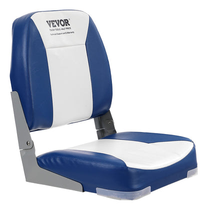 Båtsäte Lågrygg Nedfällbar Fiskebåtsstol med svampstoppning 2-pack