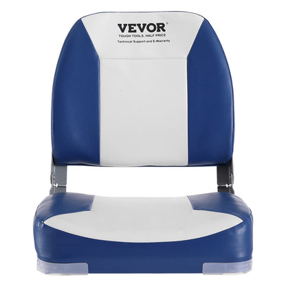 Båtsäte Lågrygg Nedfällbar Fiskebåtsstol med svampstoppning 2-pack