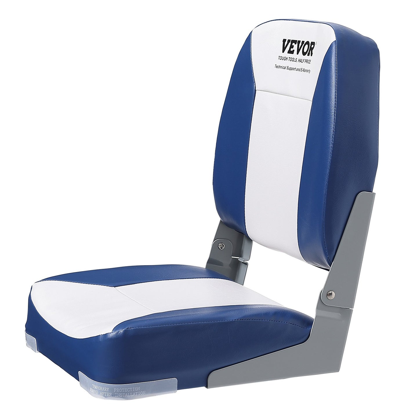 Båtsäte Lågrygg Nedfällbar Fiskebåtsstol med svampstoppning 2-pack