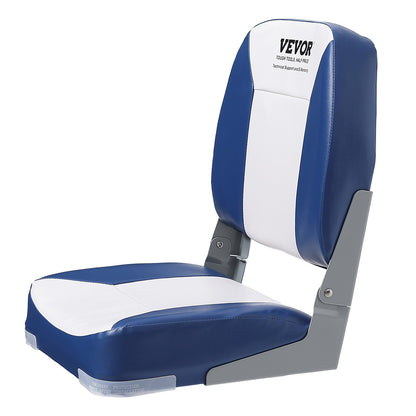 Båtsäte Lågrygg Nedfällbar Fiskebåtsstol med svampstoppning 2-pack