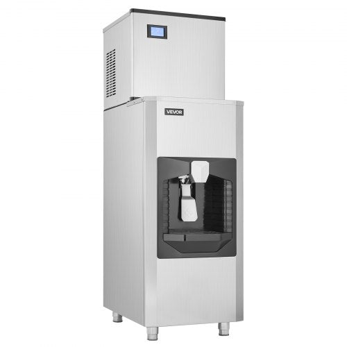 500 lbs/day commercial ice machine 180 lbs storage bin Automatic ice dispensing | EU
