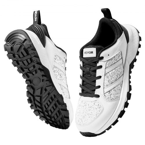 Cross Training Shoes, M Width Sneakers US Size 13, Wide Toe Box Shoes with Arch Support & Adjustable Lace-up, Training Shoes for Running, Gymnastics, Dog Walking, and Weightlifting (White)