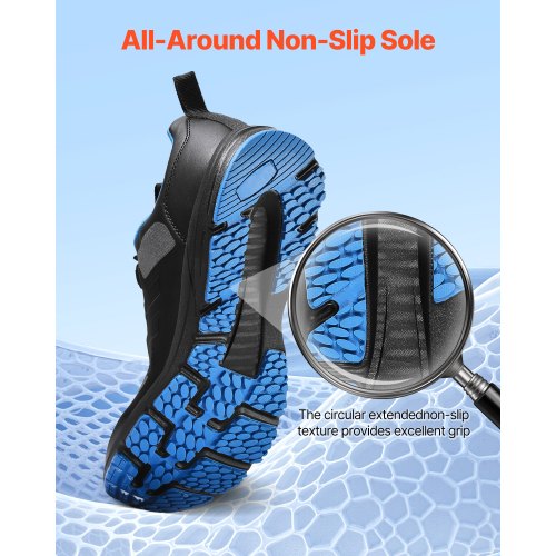 Cross-Trainingsschuhe, W-Weite, Sneakers, UK-Größe 8, Schuhe mit breiter Zehenbox, Schwarz | EU