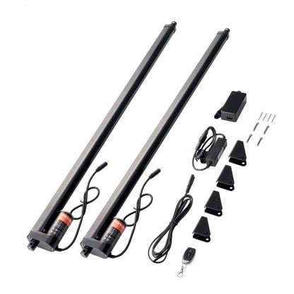 2PCS Linear Actuator Kit, 30 Inch High Speed 0.35"/s Linear Motion Actuator 12V, 220lbs/1000N Linear Actuator for TV/Table/Sofa Lifting, IP54 Protection - Wireless Remote Control Included