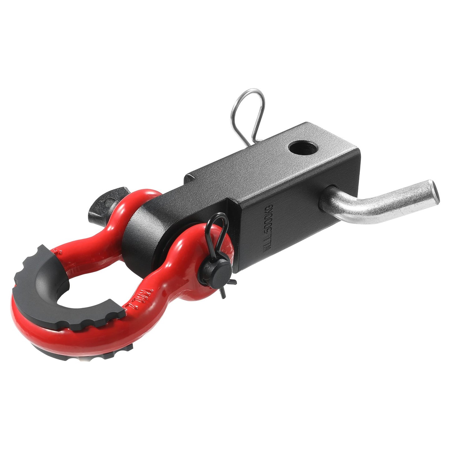 2" Trailer Shackle Hitch Mottagare D-Ring Recovery för Truck Jeep 44100 lbs