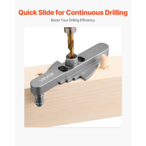 Doweling Jig Set Self-Centering Doweling Drill Jig with Drill Woodworking