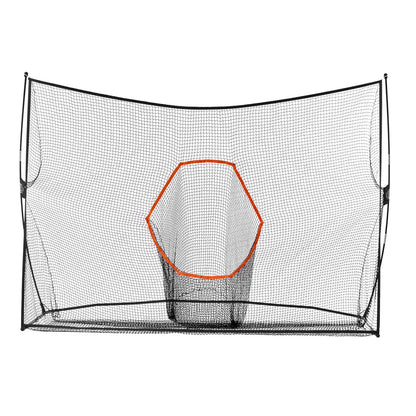 Golf Training Net, Huge 10.8 x 7 Feet Golf Net, Personal Driving Range for Indoor Outdoor Use, Portable Home Golf Aid Net with Target/Fiberglass Frame/Carrying Bag, Gift for Men, Golf Lovers