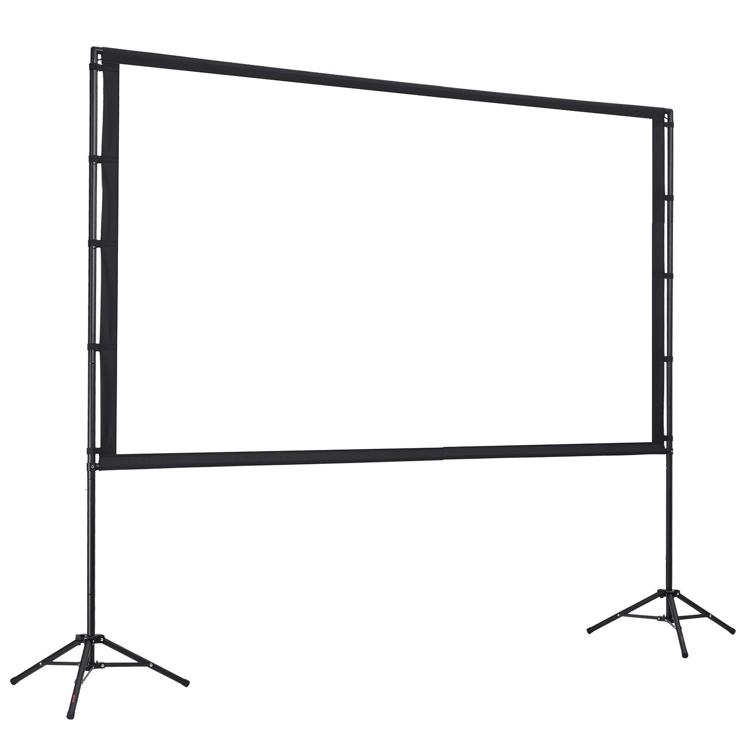 Projector Screen with Stand, 100 Inch 160° Wide Angle Indoor Outdoor Projection Screen, 16:9 4K HD Wrinkleless Portable Dual-Tripod Screens with Carry Bag, for Movie Home Theater Presentation
