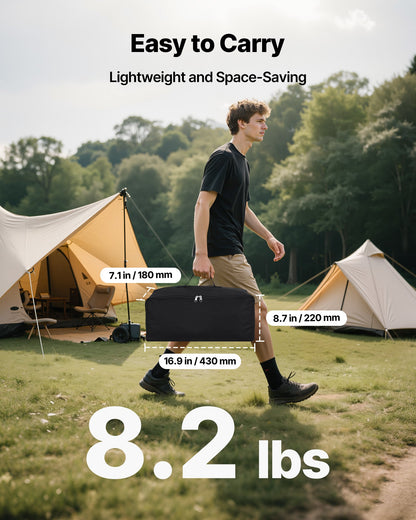 Projector Screen with Stand, 80 Inch 160° Wide Angle Indoor Outdoor Projection Screen, 16:9 4K HD Wrinkleless Portable Dual-Stand Screens with Carry Bag, for Movie Home Theater Presentation