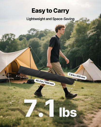 Projector Screen with Stand, 80 Inch 160° Wide Angle Indoor Outdoor Projection Screen, 16:9 4K HD Wrinkleless Portable Tripod Screens with Carry Bag, for Movie Home Theater Office Presentation