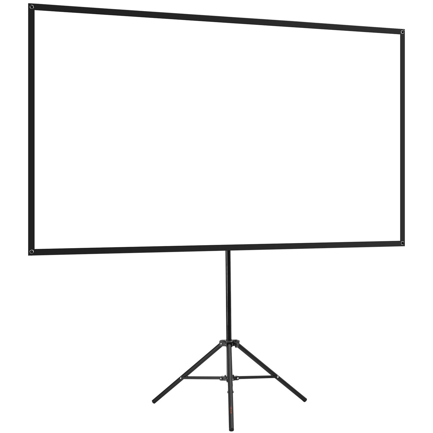 Projector Screen with Stand, 80 Inch 160° Wide Angle Indoor Outdoor Projection Screen, 16:9 4K HD Wrinkleless Portable Tripod Screens with Carry Bag, for Movie Home Theater Office Presentation