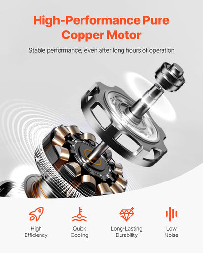 Vakuumpumpe 5 CFM HVAC Einstufige Drehschieber-Vakuumpumpe Öl enthalten