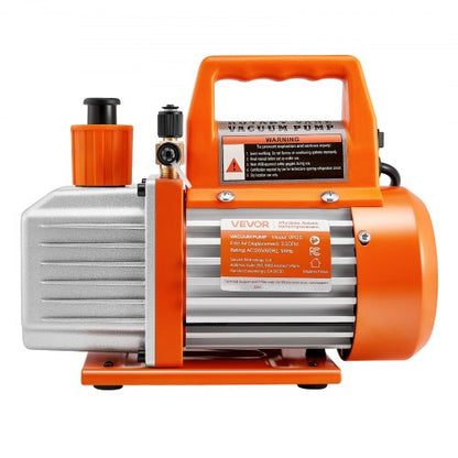 Vakuumpumpe 100 L/min HVAC Einstufige Drehschieber-Vakuumpumpe mit Öl