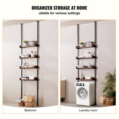 Über der Toilette Aufbewahrung 4-Tier Badezimmer Regal Rack Space Saver Organizer