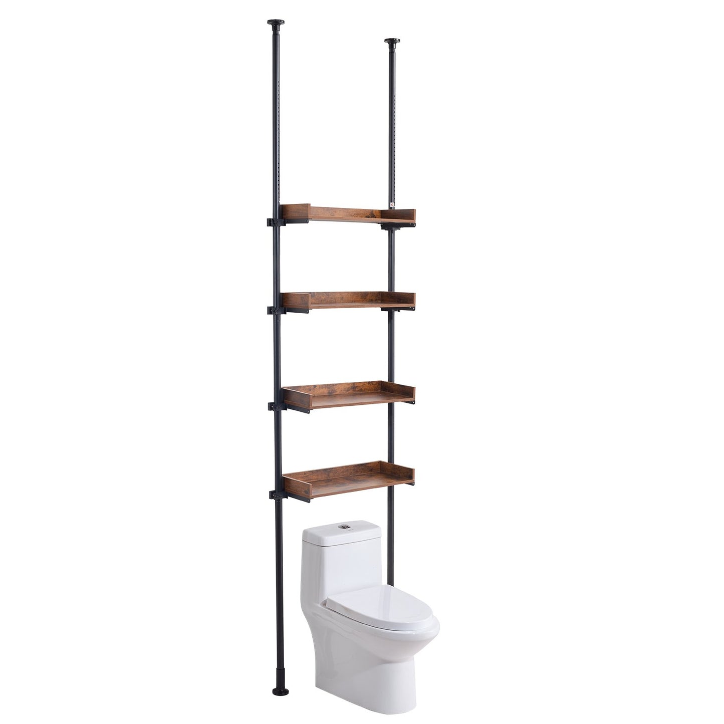 Über der Toilette Aufbewahrung 4-Tier Badezimmer Regal Rack Space Saver Organizer