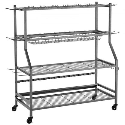 15-Pol Angelrutenhalter Angelständer Garage Radwagen Organizer