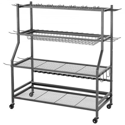 15-Pol Angelrutenhalter Angelständer Garage Radwagen Organizer