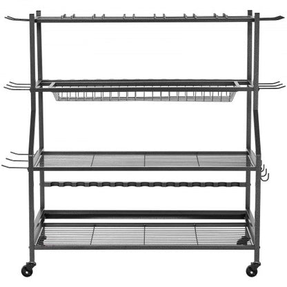 15-Pol Angelrutenhalter Angelständer Garage Radwagen Organizer