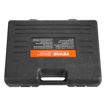 Wheel Bearing Locknut Socket Set, 1/2 inch Drive 7 Piece SAE and Metric 6-Point Socket for Ford, Dodge, and Toyota Vehicles, with Storage Case, Remove and Install Wheel Bearing Lock Nuts