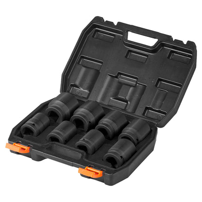 Axelmutter anslagshylsa 3/4" Drive 6-punkts 8 ST Metrisk spindelhylsa