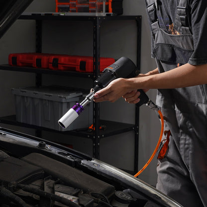 Schlagnuss-Steckschlüsselsatz, 1/2-Zoll-Antrieb, metrisch, 6-Kant, tiefe Stecknuss, 7-teilig