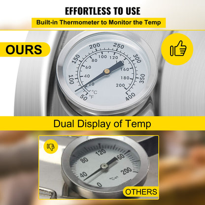 Moonshine Still Stainless Steel Water Alcohol Distiller Copper Tube With Circulating Pump Home Brewing Kit Build-in Thermometer for DIY Whisky Wine Brandy Spirits