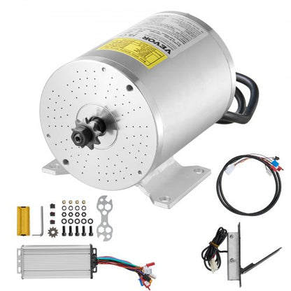 1800W elektrisk borstlös DC-motorsats 48V 4500rpm motor- och hastighetsregulator |  EU
