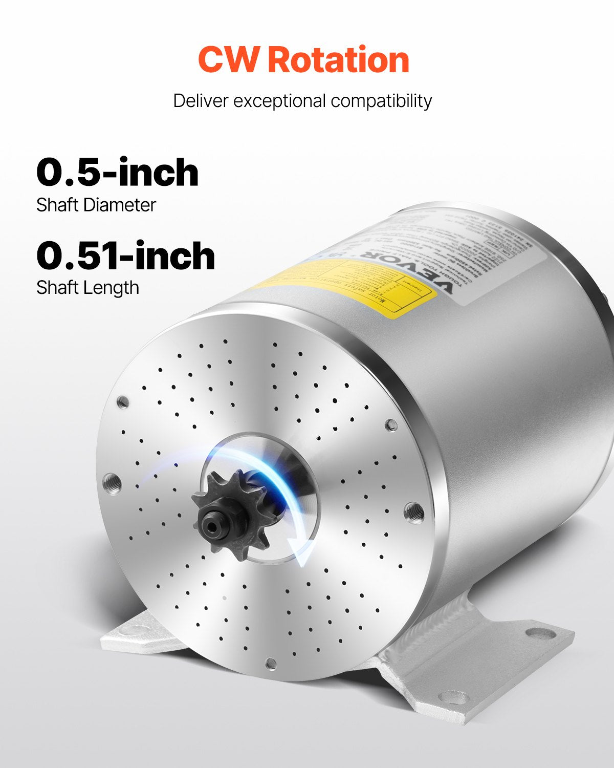 1800W elektrisk borstlös DC-motorsats 48V 4500rpm med uppgraderad styrenhet