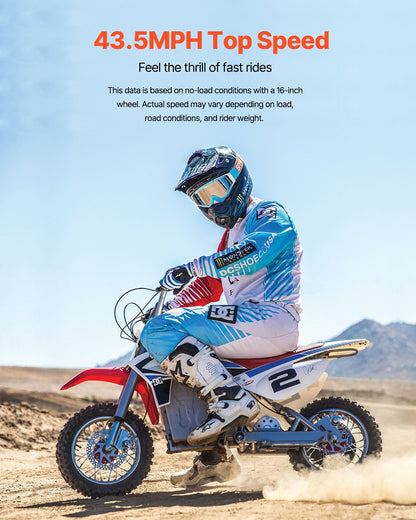 1800W elektrisk borstlös DC-motor 48V 4500rpm Motor för E-Bike Dirt Bike