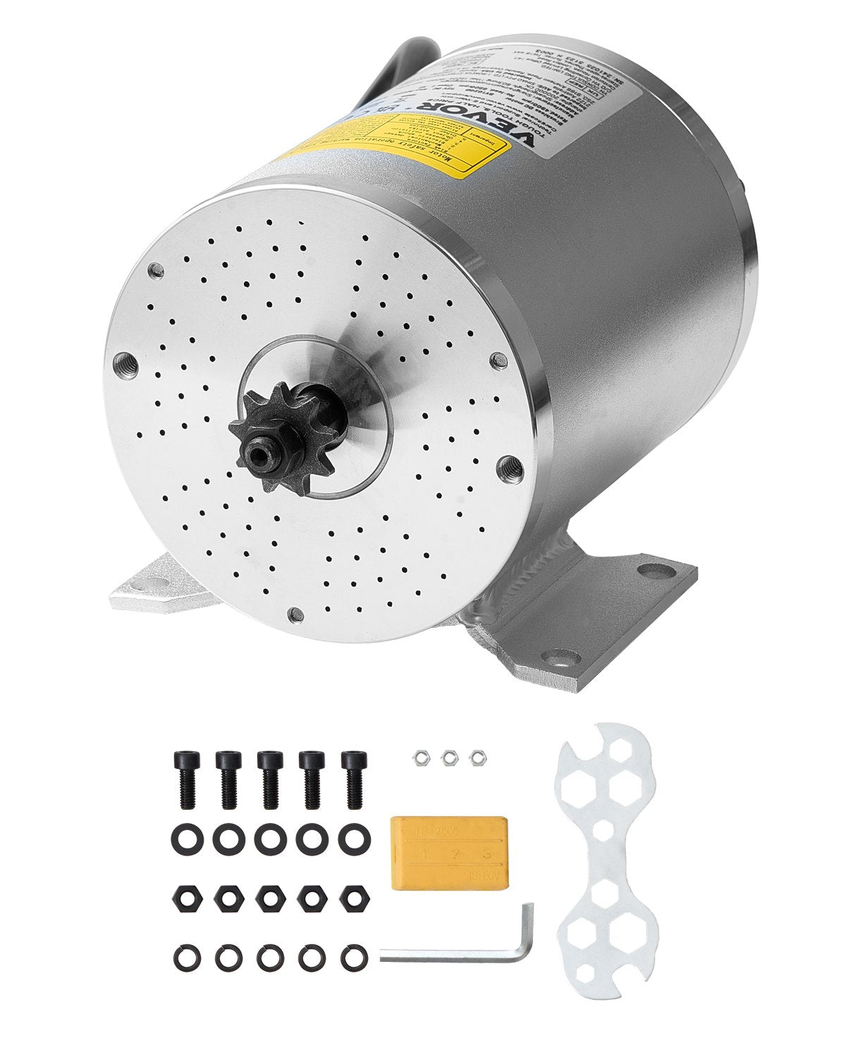 1800W elektrisk borstlös DC-motor 48V 4500rpm Motor för E-Bike Dirt Bike