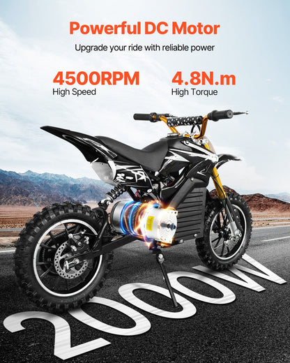 2000W elektrisk borstlös DC-motorsats 60V 4500rpm med uppgraderad styrenhet