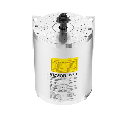 2000W elektrisk borstlös DC-motorsats 60V 4500rpm med uppgraderad styrenhet