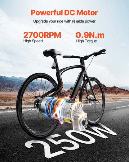 250 W elektrischer, leistungsstarker Gleichstrommotor-Bausatz, 24 V, 2700 U/min, mit verbessertem Drehzahlregler