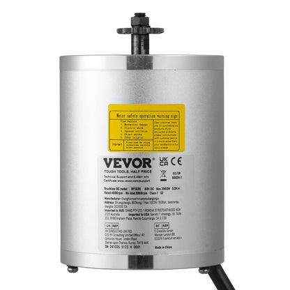 3000W Elektrischer bürstenloser Gleichstrommotor 60V 4800rpm Motor für E-Bike Dirt Bike