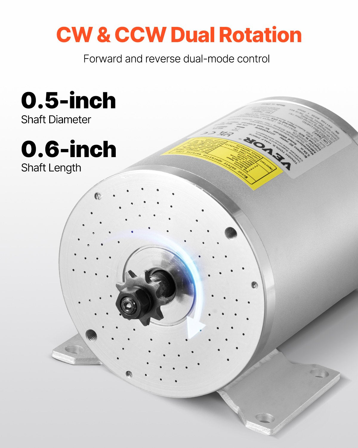 3000W Elektrischer bürstenloser Gleichstrommotor-Bausatz 72V 4900U/min mit Drehzahlregler