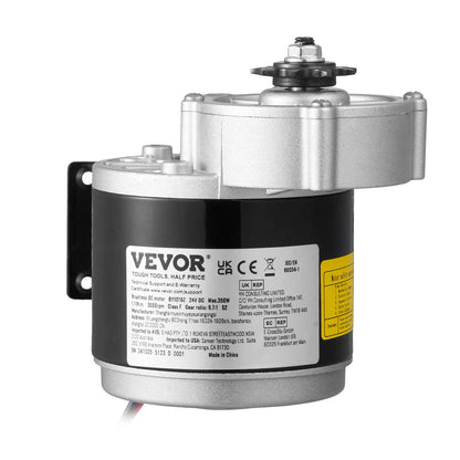 350W elektrischer leistungsstarker Gleichstrommotor 24V 3000rpm Motor für E-Bike Dirt Bike DIY