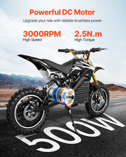 500W Electric Brushless DC Motor Kit 36V 3000rpm with Upgraded Controller