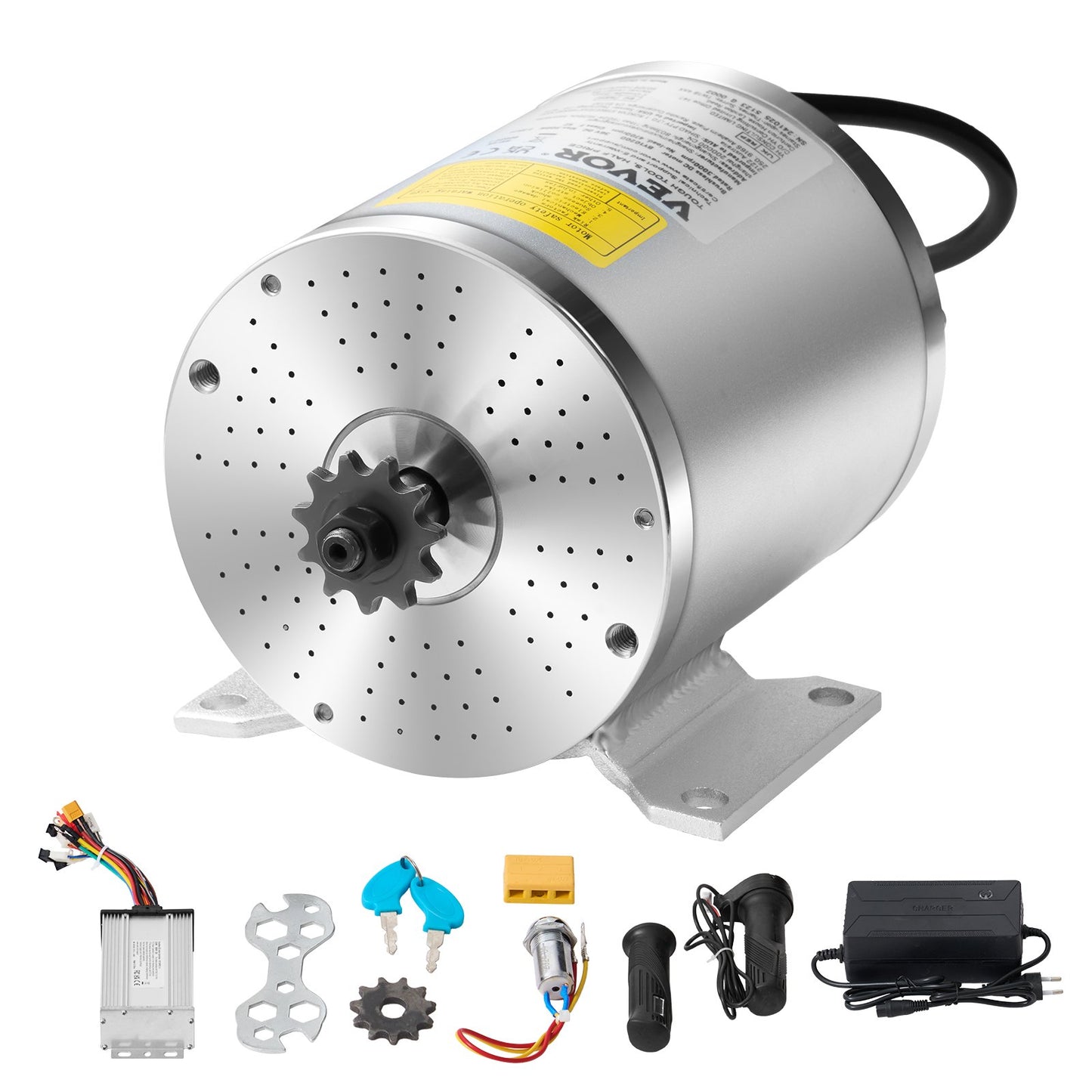 500W Electric Brushless DC Motor Kit 36V 3000rpm with Upgraded Controller