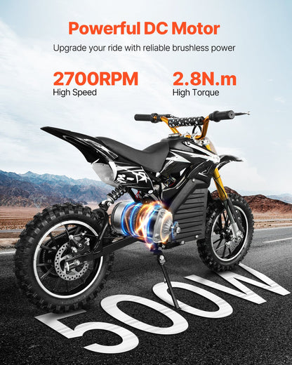 500W Electric Brushless DC Motor Kit 48V 2700rpm with Upgraded Controller